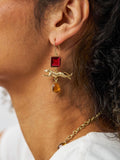 Bianca Tiger Dangle Earring