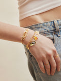 University of Missouri Two Piece Charm & Slogan Bracelet