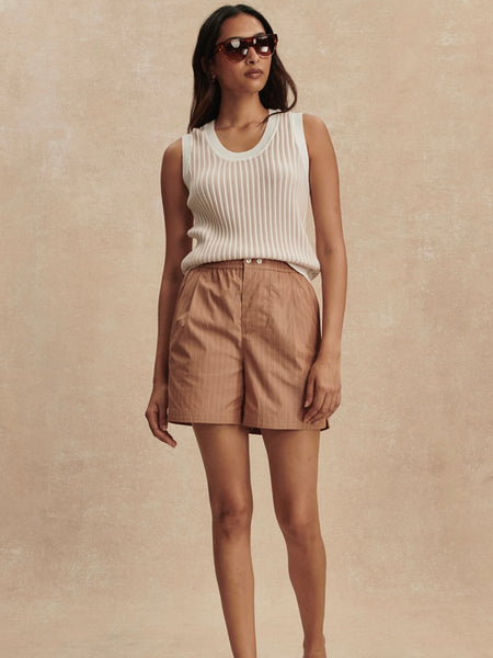 Marius Short 5 in Camel Stripe