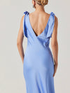 Allexina Dress in Sky Blue