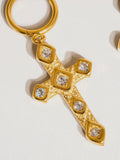 Miriam CZ Cross Earrings