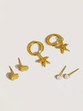Cecile Shell Earring Set