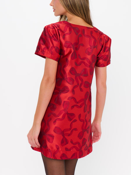 Jeanette Dress in Bow What Fun