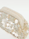 Vienna Clutch in Cream