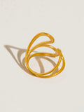Parvella Abstract Swirl Ring