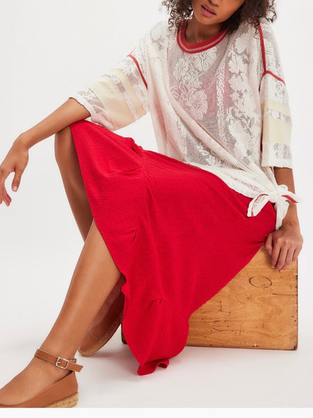 Best Match Tee in Clean Ivory Combo