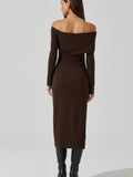 Jada Dress in Chocolate