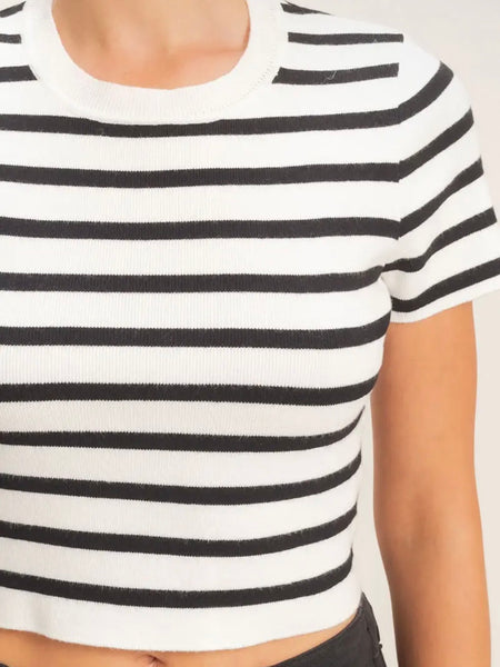 Show Your Stripes Tee in Black