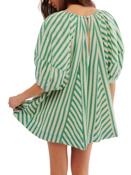 Bop Around Romper in Green Combo