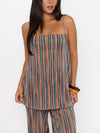 Abby Top in Sundown Stripe Knit