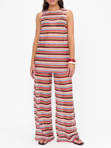 Kenny Tunic in Sunkissed Stripe Knit