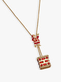 Santa Chimney Slider Necklace