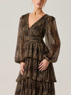 Anora Dress in Leopard Print