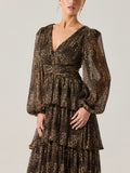 Anora Dress in Leopard Print