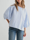 Sparks & Stripes Blouse in Blue