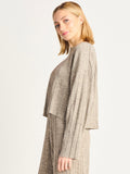 Shiloh Sweater in Taupe/Grey Heather
