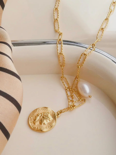 Isaline Coin Chain Necklace