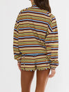 Vespera Top in Paradise Stripe