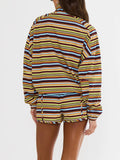 Vespera Top in Paradise Stripe