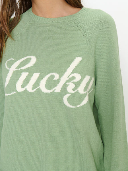 Off Duty Sweater in Lucky Graphic Knit