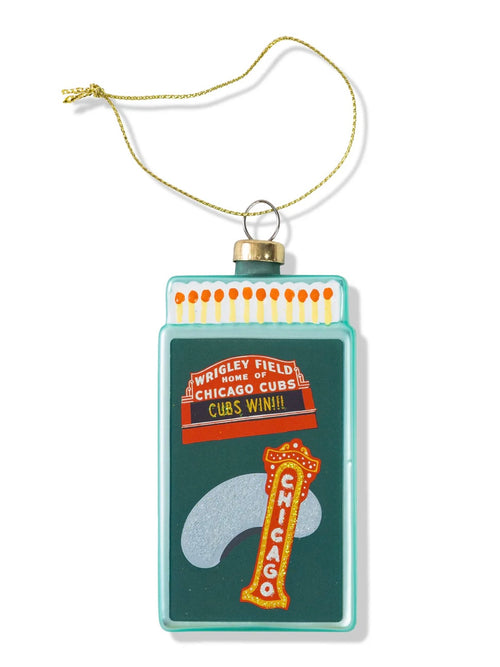 Chicago Matchbook Ornament