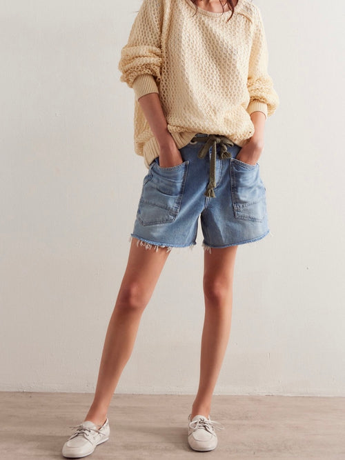 Moxie Shorts in Truest Blue