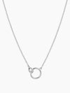 Wilshire Charm Adjustable Necklace in Silver