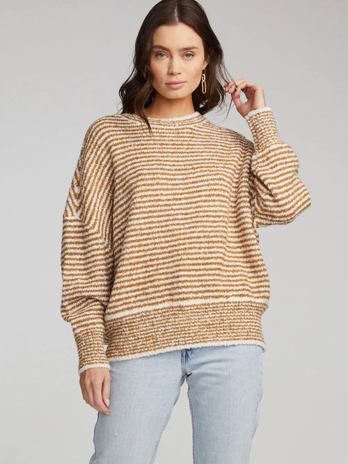 Autumn Sweater in Cedar Stripe