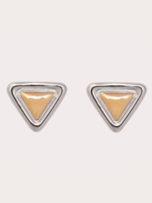 Nerve Earrings in Mixed Metal