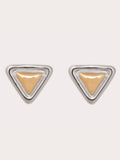 Nerve Earrings in Mixed Metal