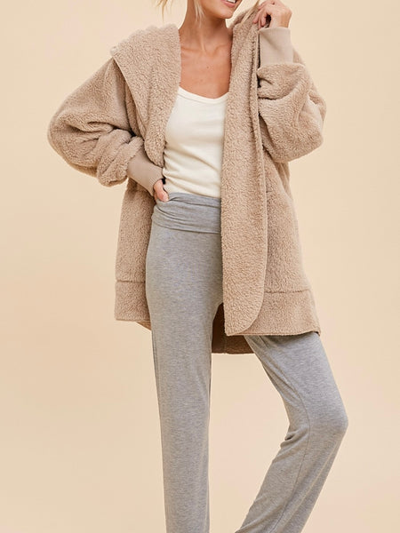She's A Classic Fuzzy Wuzzy in Taupe