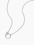 Wilshire Charm Adjustable Necklace in Silver