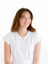 Katie Paperclip Pearl Necklace