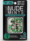 NUDE Mints Double Action Liquid Mint Capsules in Spearmint