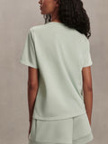 Eldon Graphic Tee in Aqua Foam