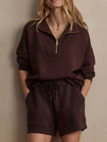 Atrium High Rise Short 4.5 in Coffee Bean