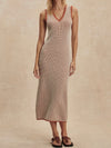 Albane Knit Dress in Caramel Clay