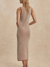 Albane Knit Dress in Caramel Clay
