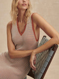 Albane Knit Dress in Caramel Clay