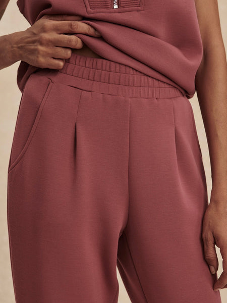 The Rolled Cuff Pant 28.5 in Wild Rhubarb