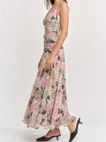 Kelsey Maxi Dress in Blush Multi