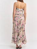 Kelsey Maxi Dress in Blush Multi