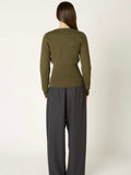 Sophia Cardigan in Olive