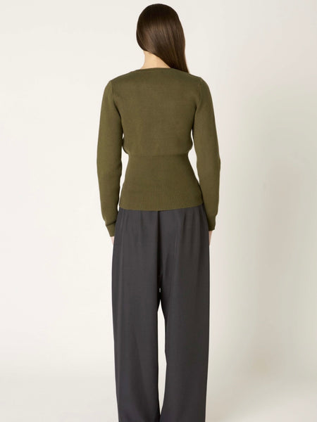 Sophia Cardigan in Olive