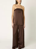 Olivia Top in Chocolate