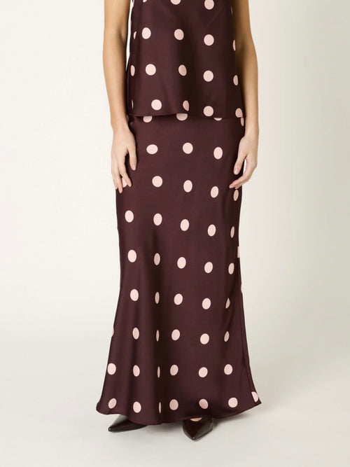 Natalia Skirt in Wine