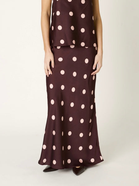 Natalia Skirt in Wine