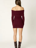 Fairleigh Sweater Dress in Brick