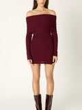 Fairleigh Sweater Dress in Brick