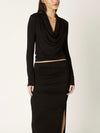 Rosalind Top in Black